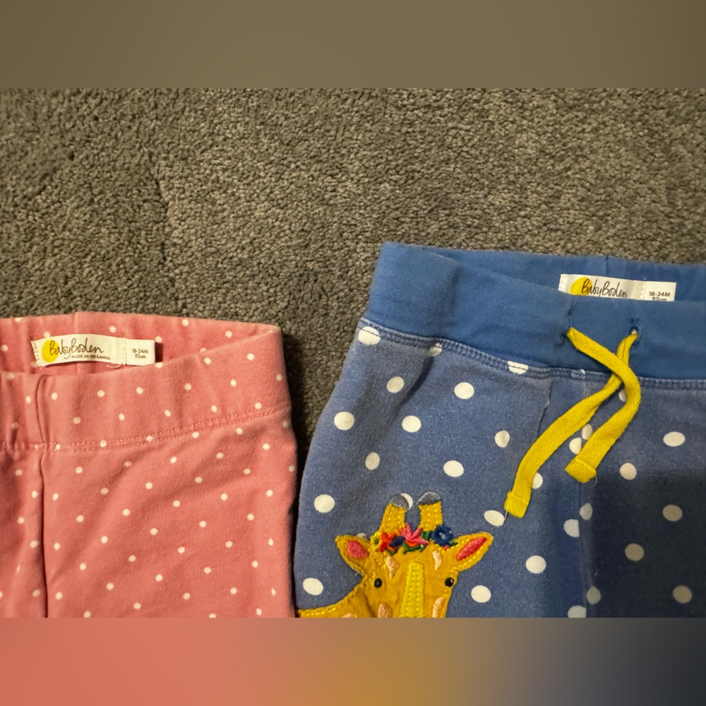 Mini Boden Polka Dot Pant Set (18-24 mos) - Picture 4 of 4